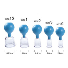 Load image into Gallery viewer, Rubber Vacuum Cupping Glasses Chineses Cupping Massage Body Cups Anti Cellulite Cupping Massage Vacuum Therapy Massage Tool