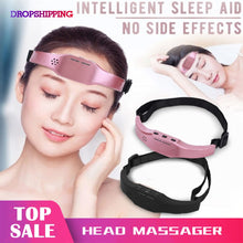 Load image into Gallery viewer, Electric Head Massager Sleep Monitor Migraine Relief Massager Insomnia Therapy Release Stress Sleep Therapy Device Sleeping Di
