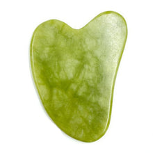 Load image into Gallery viewer, Green Natural Jade Guasha Scrapping Plate Gua Sha Massager Face Meridian Scrapping Plate Piece Massage Tools Arm Massage Tool
