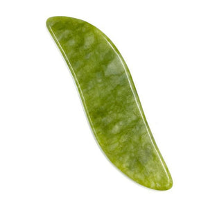 Green Natural Jade Guasha Scrapping Plate Gua Sha Massager Face Meridian Scrapping Plate Piece Massage Tools Arm Massage Tool