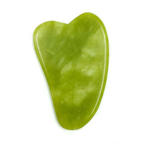 Green Natural Jade Guasha Scrapping Plate Gua Sha Massager Face Meridian Scrapping Plate Piece Massage Tools Arm Massage Tool