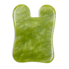 Load image into Gallery viewer, Green Natural Jade Guasha Scrapping Plate Gua Sha Massager Face Meridian Scrapping Plate Piece Massage Tools Arm Massage Tool
