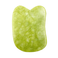 Load image into Gallery viewer, Green Natural Jade Guasha Scrapping Plate Gua Sha Massager Face Meridian Scrapping Plate Piece Massage Tools Arm Massage Tool
