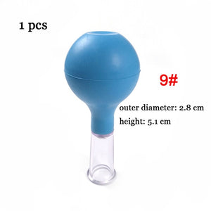 Rubber Vacuum Cupping Glasses Chineses Cupping Massage Body Cups Anti Cellulite Cupping Massage Vacuum Therapy Massage Tool