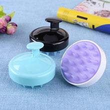 Load image into Gallery viewer, Massage Brush Silicone Hair Wash Brush Head Body Shower Massager Comb Silicone Acupoint Head Meridian Relaxing Massage Comb tool
