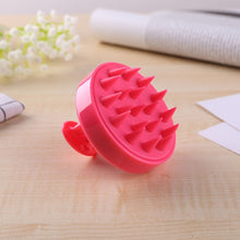 Load image into Gallery viewer, Massage Brush Silicone Hair Wash Brush Head Body Shower Massager Comb Silicone Acupoint Head Meridian Relaxing Massage Comb tool
