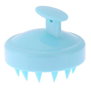 Massage Brush Silicone Hair Wash Brush Head Body Shower Massager Comb Silicone Acupoint Head Meridian Relaxing Massage Comb tool