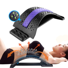 Load image into Gallery viewer, Back Stretch Equipment Massager Massageador Magic Stretcher Fitness Lumbar Support Relaxation Spine Pain Relief
